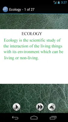 Ecology android App screenshot 8